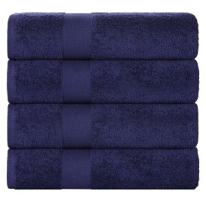 Modern Solid Classic Luxury Egyptian Cotton Towel Set by Blue Nile Mills - 1 of 4