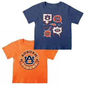 NCAA Auburn Tigers Toddler Boys' 2pk T-Shirt - 1 of 3