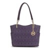 MKF Collection Braylee M Signature Tote Bag Women's Stylish Vegan Leather Handbag with Spacious Design by Mia K - 2 of 4