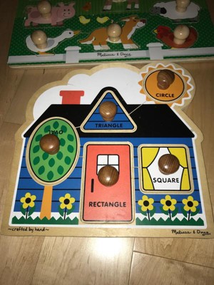 Melissa & Doug Jumbo Knob Farm 8pc : Target