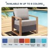 Buenhomino Outdoor Deep Seat Cushion Set 24 x 22 x 6 Inch - 2 Set - 2 of 4