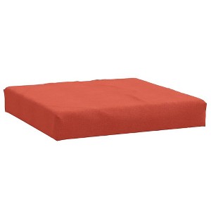 vidaXL Pallet Cushion Sofa Seat Chair Pad - Melange Red Fabric - 23.6"x23.6"x3.9" - Indoor/Outdoor Use - Foam Fiber Fill - 1 of 4