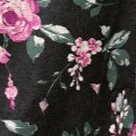 black floral