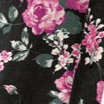 black floral