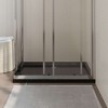 VidaXL Rectangular ABS Shower Base Tray Black 27.6 in.x35.4 in. - 3 of 4