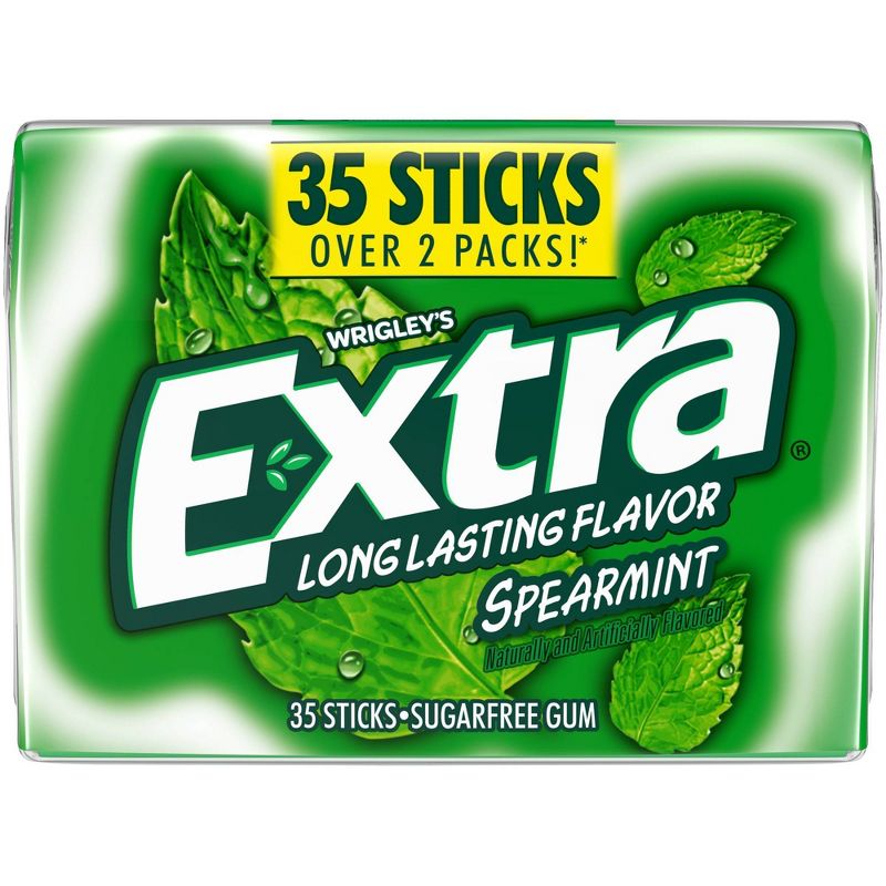 Extra Spearmint Sugarfree Gum - 35ct, 1 of 10