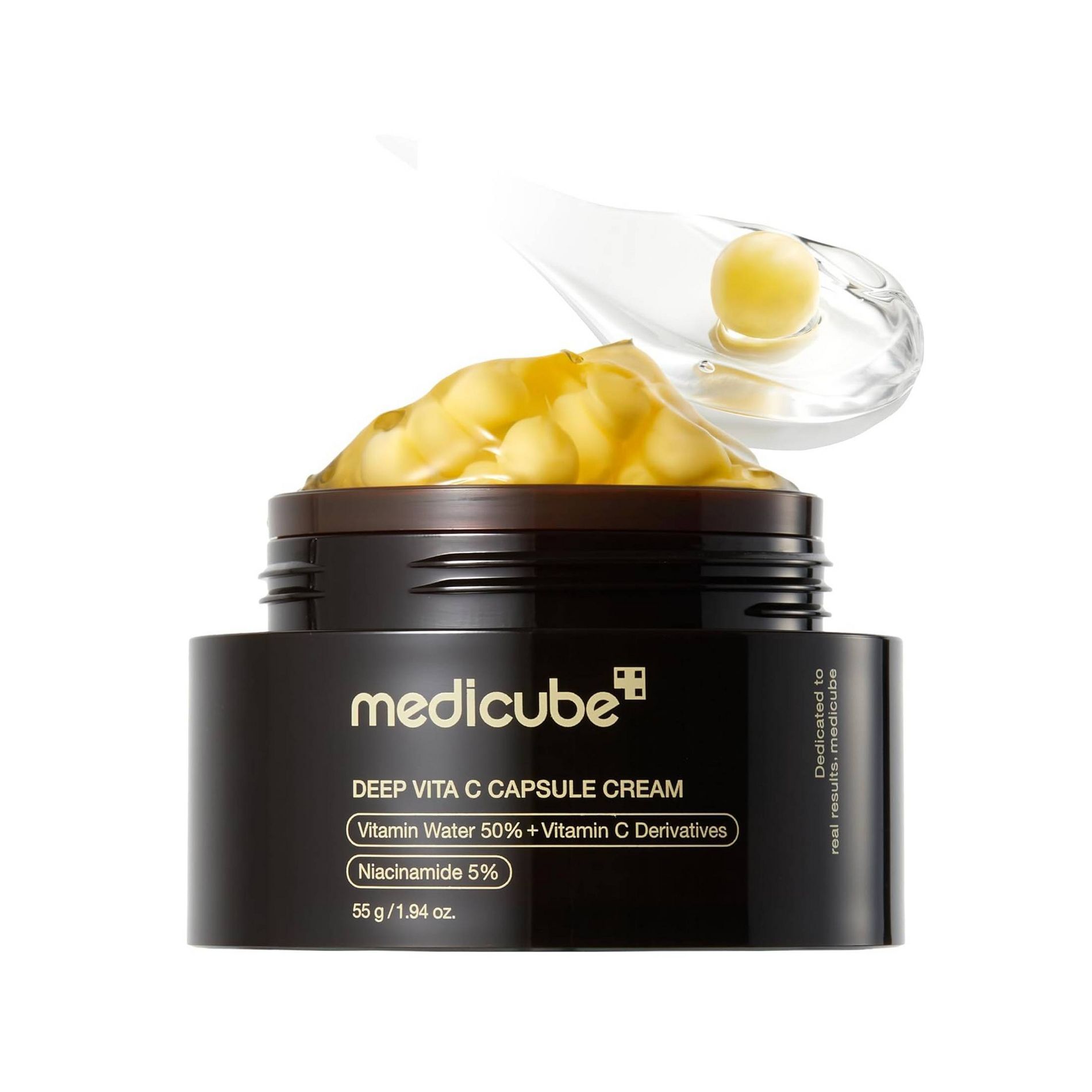 medicube Deep Vita C Capsule Cream Korean Skincare - 1.94oz: Wrinkle Reduction, Hydrating, Face Application, Normal to Dry Skin