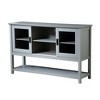 55" Sideboard Buffet Cabinet, Wood Coffee Bar Cabinet, Media Console Table, Kitchen Pantry Storage Cabinet for Living Room Dining Room Entryway - 2 of 4