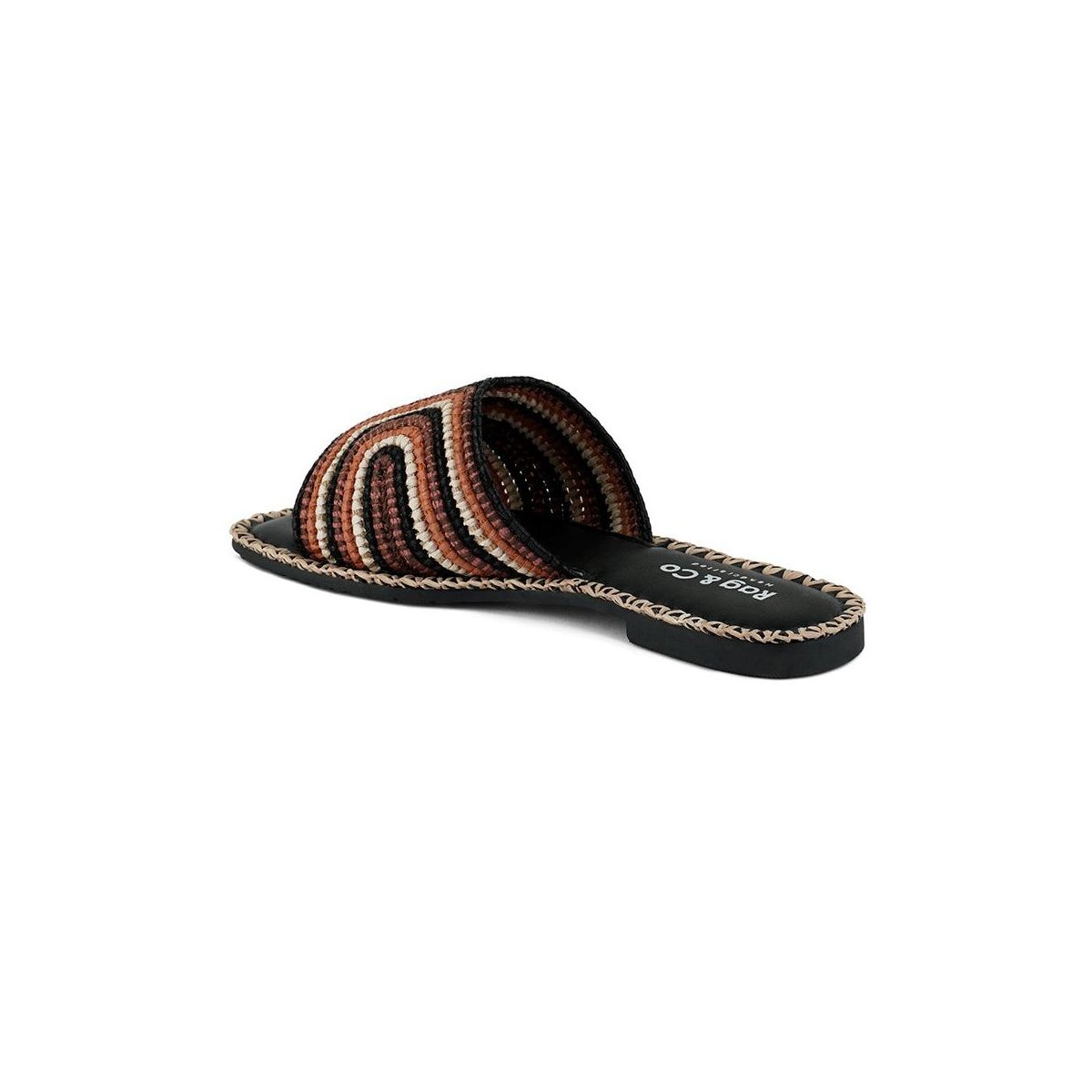 Обувь Rag & Co Womens Kente Patterned Raffia Slip-On Flats 8 — фото 3
