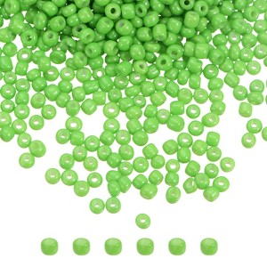 Unique Bargains Loose DIY Earring Necklace Making Glass Round Beads 12000 Pcs - 1 of 4