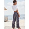 Women's Printed Wide Leg Pants - LASCANA - 3 of 4