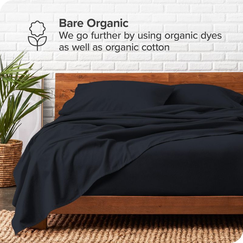Organic Flannel Sheet Set by Bare Home, 5 of 9