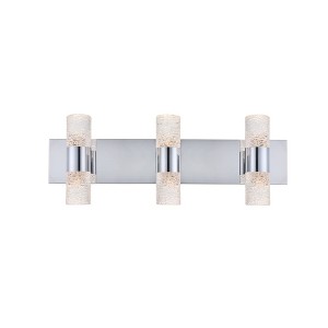 Elegant Lighting Vega 6 light Chrome LED Wall Sconce - 1 of 4