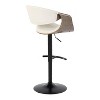 LumiSource Set of 2 Symphony Adjustable Barstools PU - 4 of 4