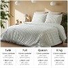 WiKineon Style Quilt Cover Set, Cut Flower Quilt Cover, Tufted Quilt Cover Three-piece Set, One Quilt Cover And Two Pillowcases,Queen Size - 3 of 4