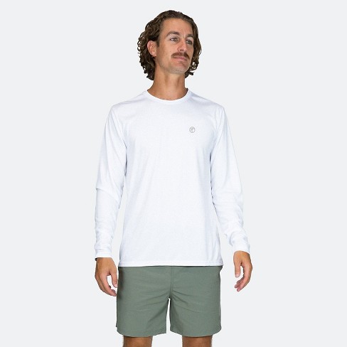 Vapor Apparel Men's Upf 50+ Sun Protection Solar Long Sleeve Shirt, White,  Large : Target