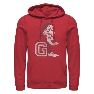 Men's Snow White and the Seven Dwarfs Athletic Grumpy Pull Over Hoodie - 1 of 4