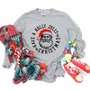 Simply Sage Market Women's Holly Jolly Santa Long Sleeve Garment Dyed Tee - 2 of 3