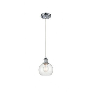 Athens - 1 Light Mini Pendant In Industrial Style-9.88 Inches Tall and 6 Inches Wide - 1 of 1