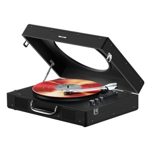 Mixx® Revival 65 2-Speed Belt-Drive Bluetooth® Suitcase-Style Vinyl Record Player with Built-in Speakers - 1 of 4