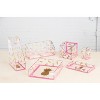 Deflect-O Deflecto Desklarity Storage Cube with X Dividers Precisely Pineapple Pink/Metallic Gold 6" - image 3 of 3