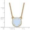Black Bow Jewelry 14k Yellow Gold Plated Sterling Silver Delta Delta Delta Greek Life Necklace 18 Inch - 2 of 4