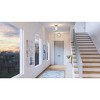 Urban Ambiance Luxury Minimalist Ceiling Light 9.75''H x 12''W,  Brushed Nickel Finish,  Canton Collection, UHP4019 - 2 of 4