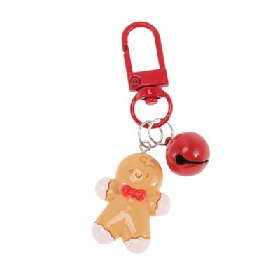 Unique Bargains Christmas Keychain Lobster Clasp Alloy Multi-colored Resin