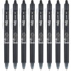 FriXion 8ct Pens Clicker 0.7mm Black: Erasable Gel Pens for Art & Office, Stationery with Eraser, Black Ink - 2 of 4