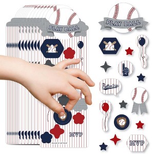 Big Dot of Happiness Batter Up - Baseball - Birthday Party Favor Kids Stickers - 16 Sheets - 256 Stickers - 1 of 4