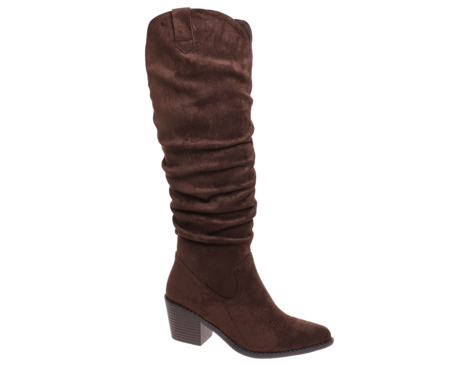 Pierre Dumas Womens Whitney-4 Pull On Tall Boots, Brown