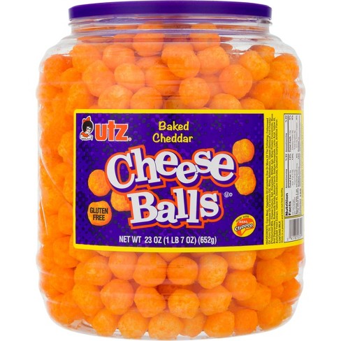 Utz Cheese Balls Barrel 23oz Target