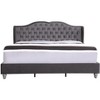 Passion Furniture Joy Jeweled Tufted King Panel Bed - 2 of 4