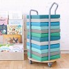 ECR4Kids Mobile Cushion Cart and SoftZone Square Floor Cushions, Flexible Seating - 4 of 4