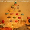 Hachikiko Acrylic Cupcake Stand with Blue LED String Light, Holds 16 Cupcakes - Clear Cupcake Tower for Weddings, Birthdays, Parties & Dessert Tables - 3 of 4