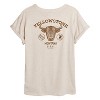 Women's - Yellowstone - Brown Y Logo Oversized Graphic T-Shirt - 2 of 4