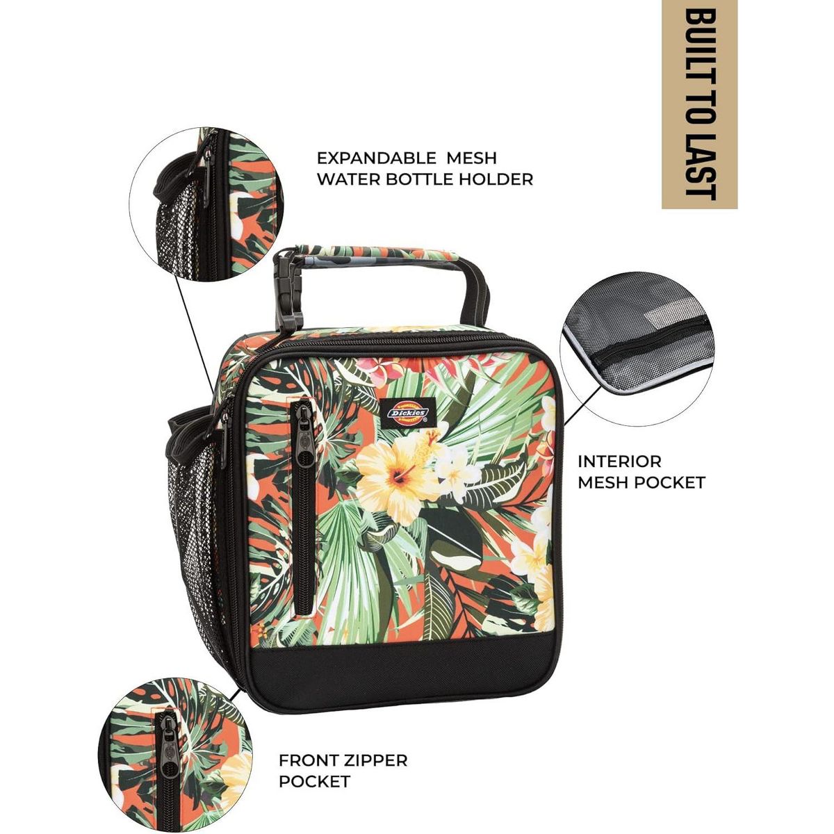 Dickies Insulated Lunch Bag for Adult Kid, Leakproof Thermal Lunch Cooler Tote for Women Men, Small Insulated Lunch Box for Boy Girl - thumbnail 10