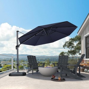 11 ft square patio umbrella FIM P-Series 11.5' Square Cantilever Patio Umbrella 11.5' x 11.5'