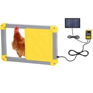 Aivituvin Automatic Chicken Coop Door| Solar Powered Auto Chicken Door-AIR101 - 1 of 4
