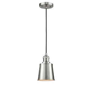 Addison - 1 Light Cord Hung Mini Pendant In Traditional Style-8 Inches Tall and 5 Inches Wide - 1 of 1
