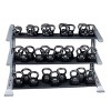Pro ClubLine Modular Storage Rack with 3 Kettlebell Tiers for Dumbbells Medicine Balls Heavy Duty Fitness Rack - 2 of 3