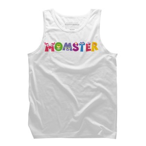 Men's Design By Humans Cute Momster Cartoon Monster By averilshop Tank Top - 1 of 2