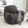 Bean Bag Chair With Tufted Stuffed Filling,Fluffy And Lazy Sofa,BeanBag Chairs With Memory Foam For Apartment Living Room-Cuddlewood - 2 of 4