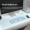 Dazzling Pops Full-Sized Wired Typewriter Keyboard - 3 of 4
