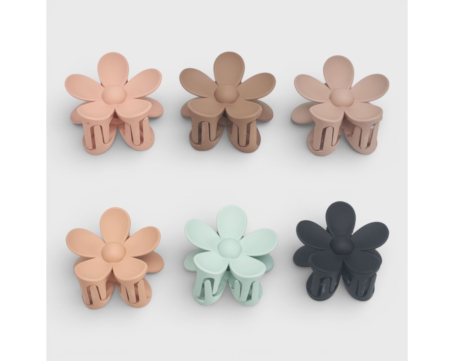Hair Essentials 6pk Daisy Hair Clips - 8.5cm