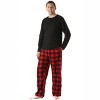 #FollowMe Mens Polar Fleece Pajama Pants Set  Ultra-Warm Sleepwear & PJs - 2 of 3