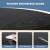 Vynxaria Panel TV Cabinet with Black Enclosed Storage - Premium Engineering Board, Fits 55/60-Inch TVs (150LBS) - 3 of 4