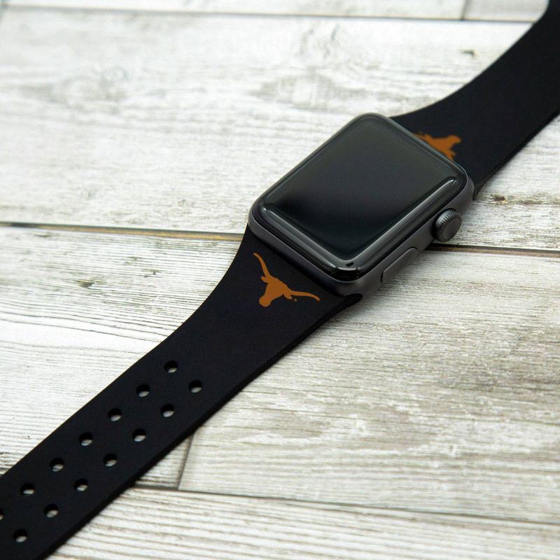 NCAA Texas Longhorns Silicone Apple Watch Band , 3 of 4