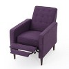 Dexmalle Modern Fabric Recliner Sofa Chair - 4 of 4