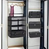 Racxily Hanging Packing Cubes for Travel, Large Portable Hanging Suitcase Organizer, Foldable Compression Luggage Organizer Bags - 3 of 4
